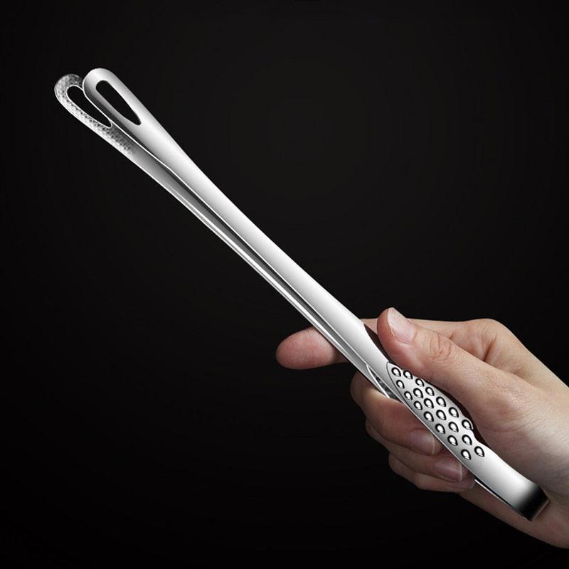 Food Tongs  - Stainless Steel - Barbecue, Serving - Great with Meat, Poultry, Veggies - 2 Sizes