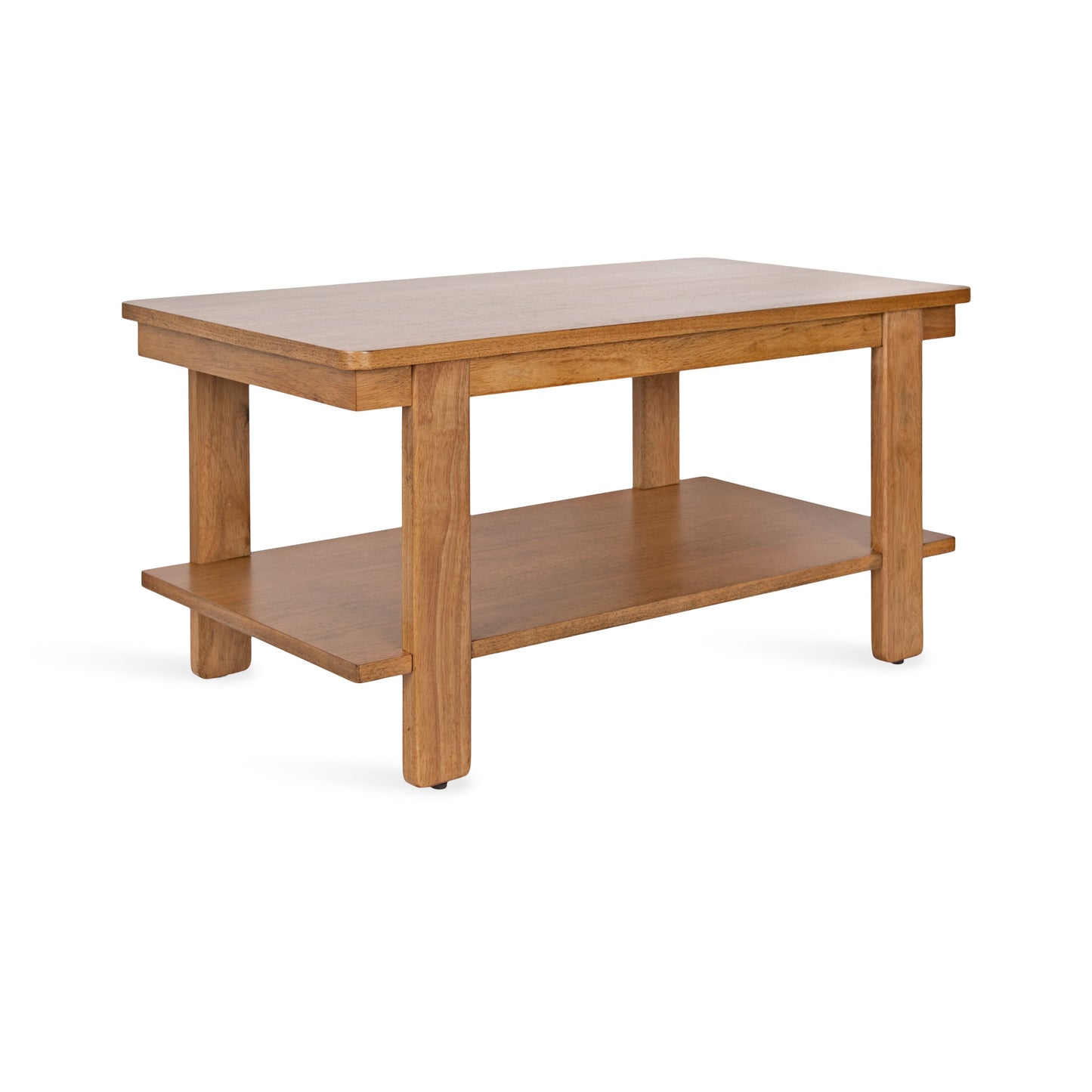 Sophisticated Rectangle Coffee Table in 3 Finishes - Solid and Engineered Wood - Easy Assembly