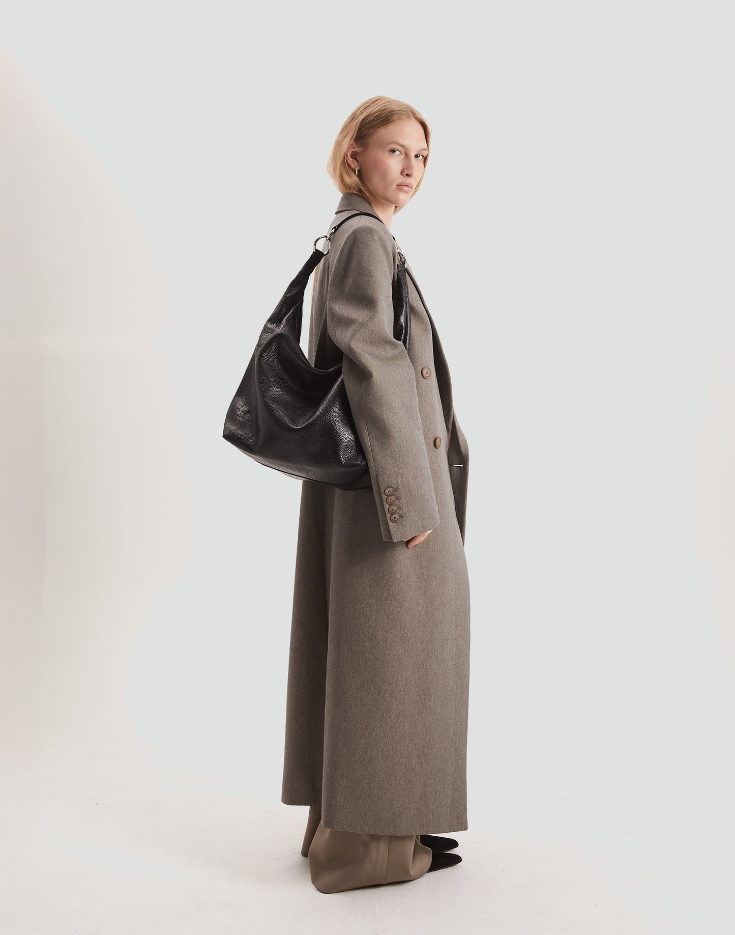 The Hobo Ring Bag - Italian Made in 7 Colors - Switch from Shoulder to Crossbody