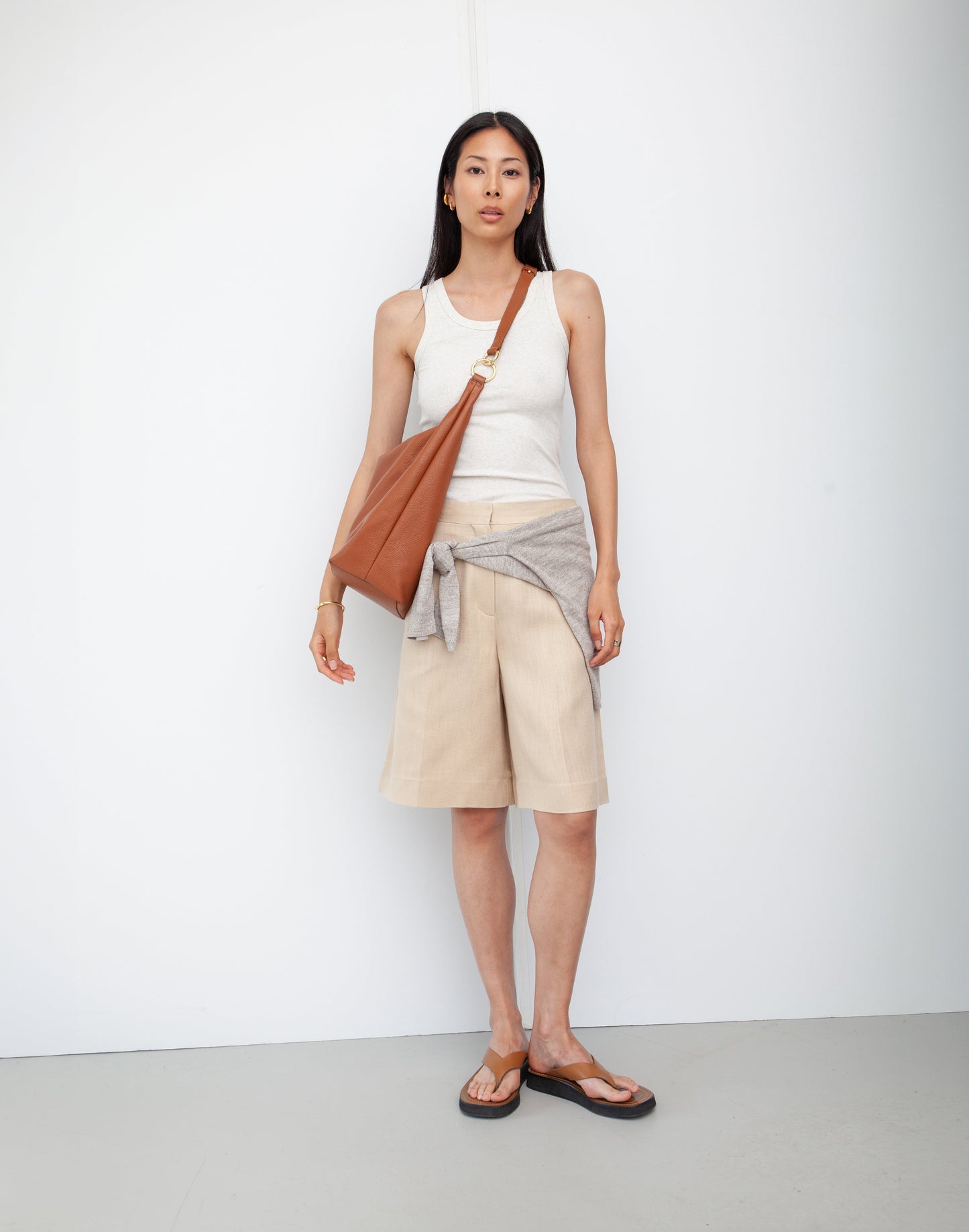 The Hobo Ring Bag - Italian Made in 7 Colors - Switch from Shoulder to Crossbody
