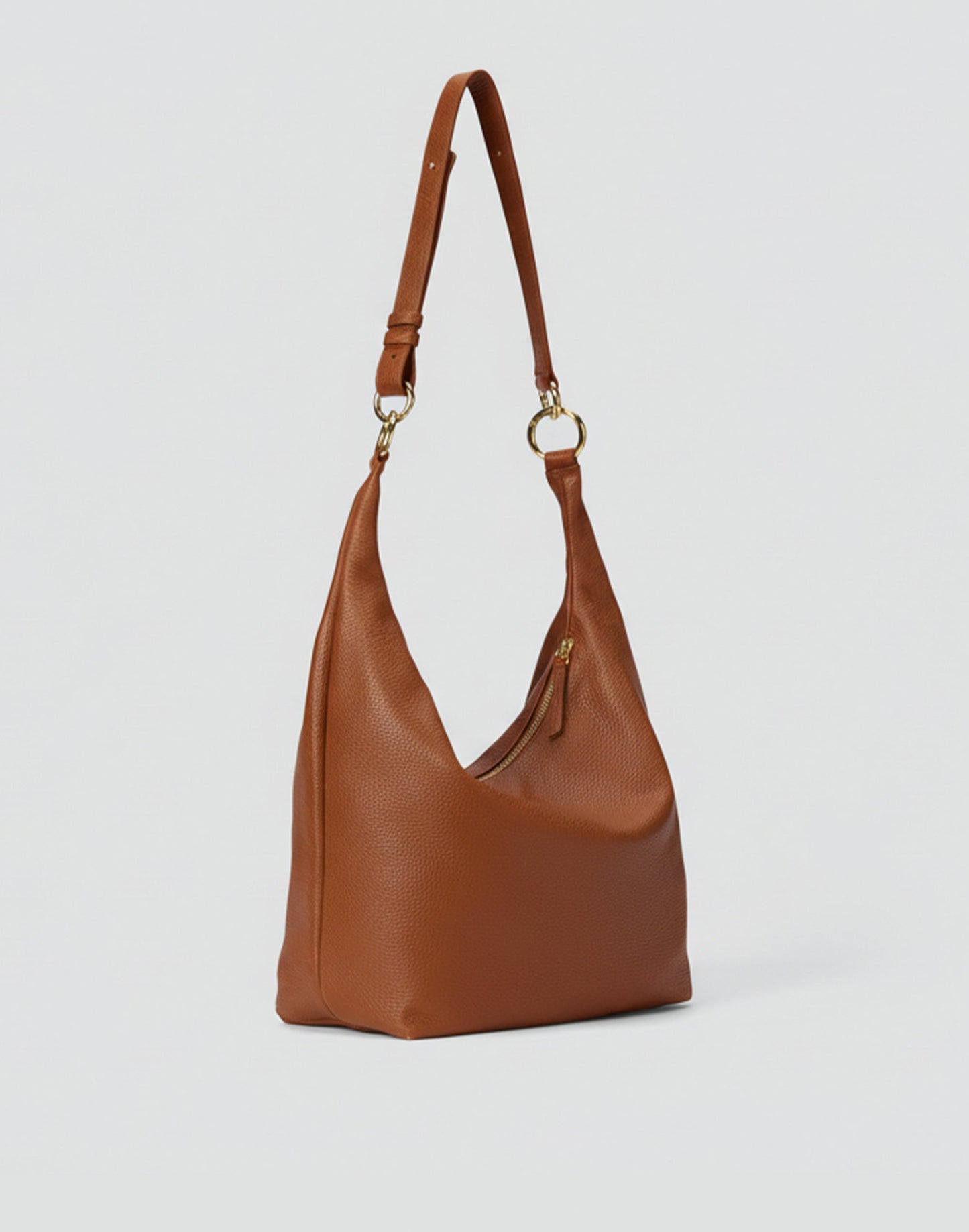 The Hobo Ring Bag - Italian Made in 7 Colors - Switch from Shoulder to Crossbody