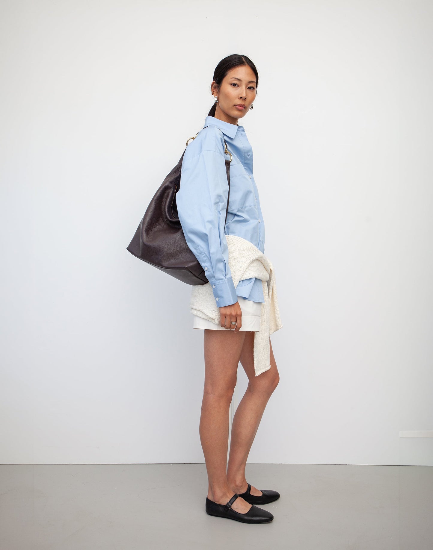 The Hobo Ring Bag - Italian Made in 7 Colors - Switch from Shoulder to Crossbody
