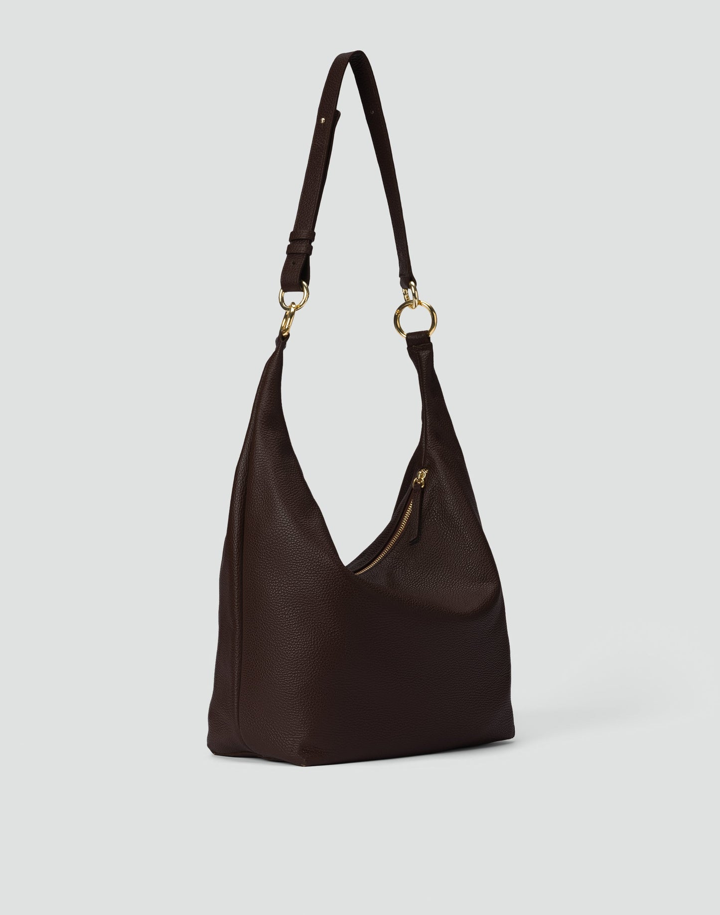 The Hobo Ring Bag - Italian Made in 7 Colors - Switch from Shoulder to Crossbody