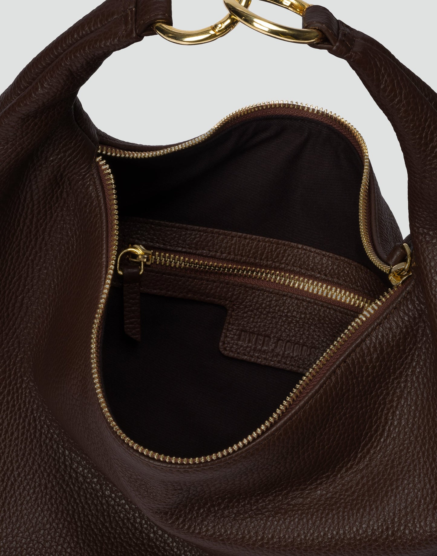 The Hobo Ring Bag - Italian Made in 7 Colors - Switch from Shoulder to Crossbody