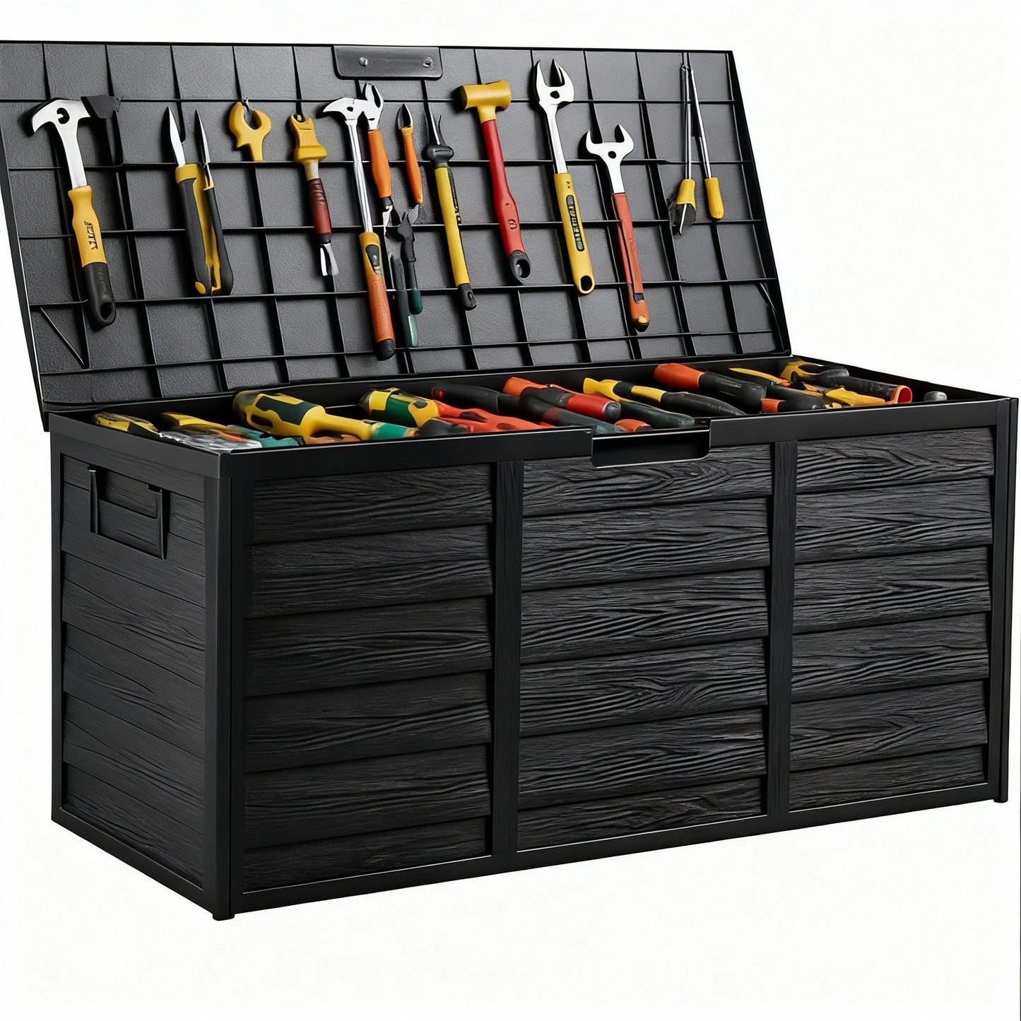 Heavy-Duty Outdoor Deck Boxes – Waterproof Patio Storage Boxes with Hinged Lid, Lockable & Easy Assembly (35 to 200 Gallon Sizes)