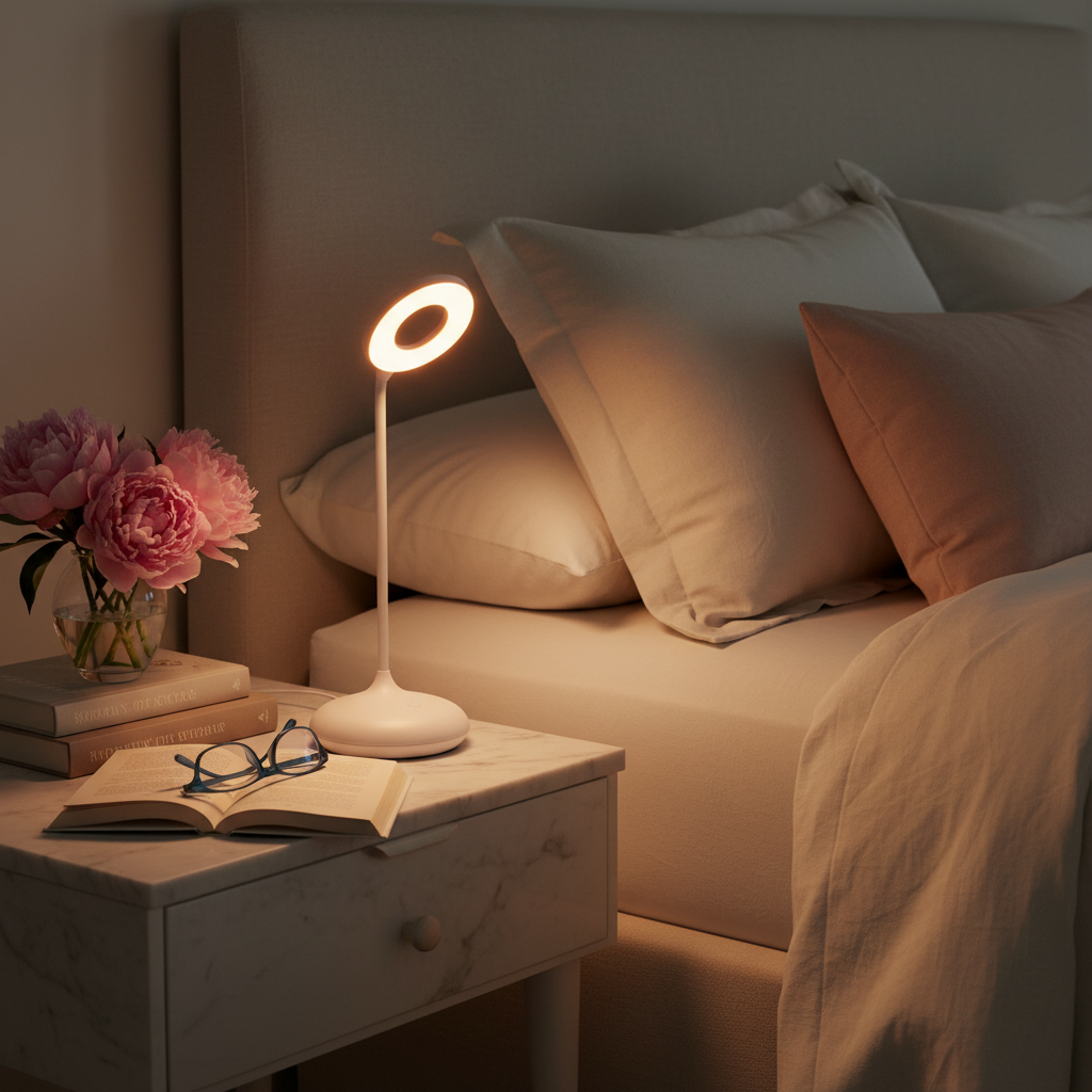 Circadian-Friendly Sophisticated Table/Desk/Nusery Lamp - Choose the Color and Brightness