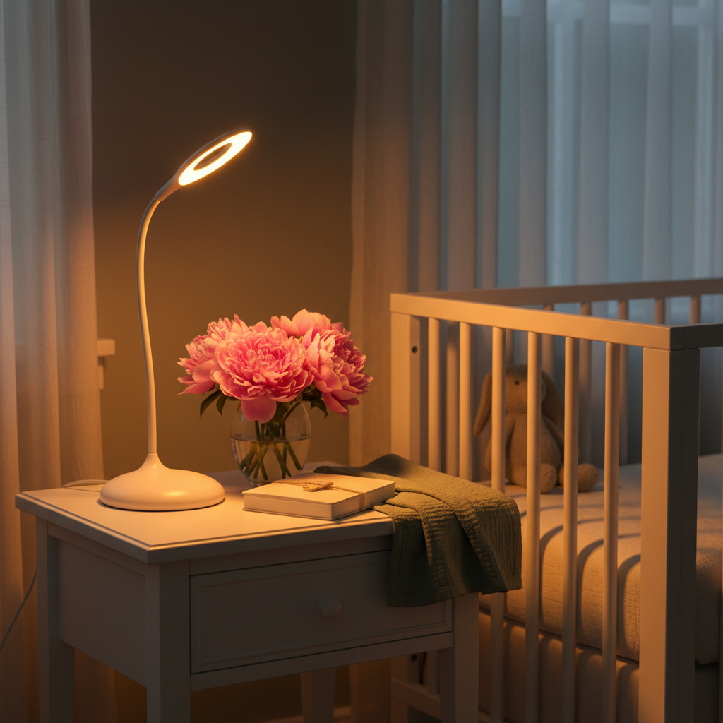 Circadian-Friendly Sophisticated Table/Desk/Nusery Lamp - Choose the Color and Brightness