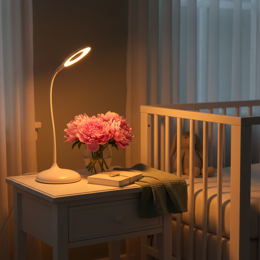Circadian-Friendly Sophisticated Table/Desk/Nusery Lamp - Choose the Color and Brightness
