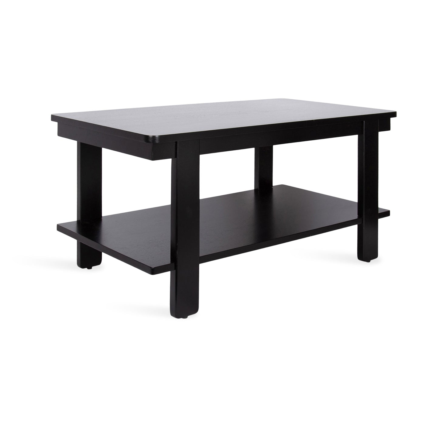 Sophisticated Rectangle Coffee Table in 3 Finishes - Solid and Engineered Wood - Easy Assembly