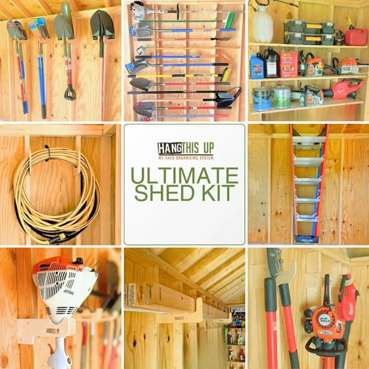Control Garage Tool Clutter with the Ultimate Shed Organization Kit